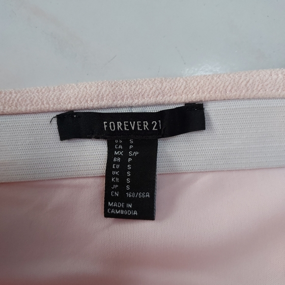 Forever 21 Blush Midi Skirt - Picture 2 of 3